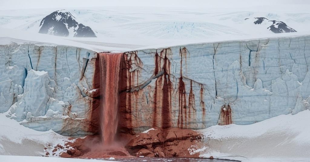 Microscopic view of iron-metabolizing microbes surviving in dark frozen brine