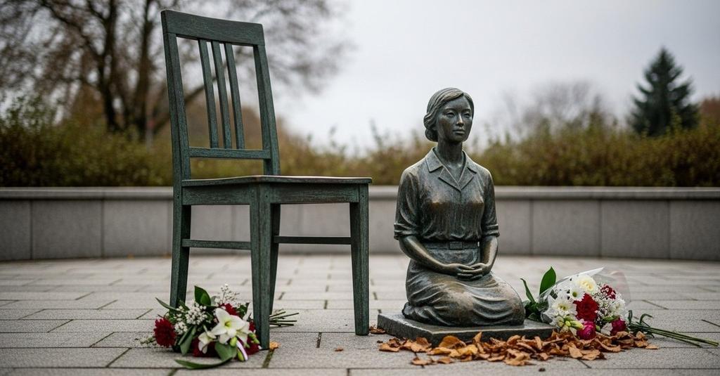 Historical memorial site honoring WWII comfort women victims across occupied Asia