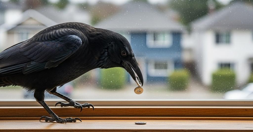 Close-up of a crow