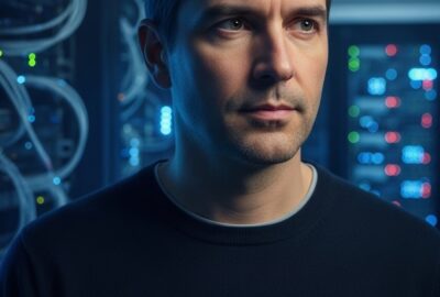 Dario Amodei, Anthropic CEO and AI safety pioneer, in a research environment