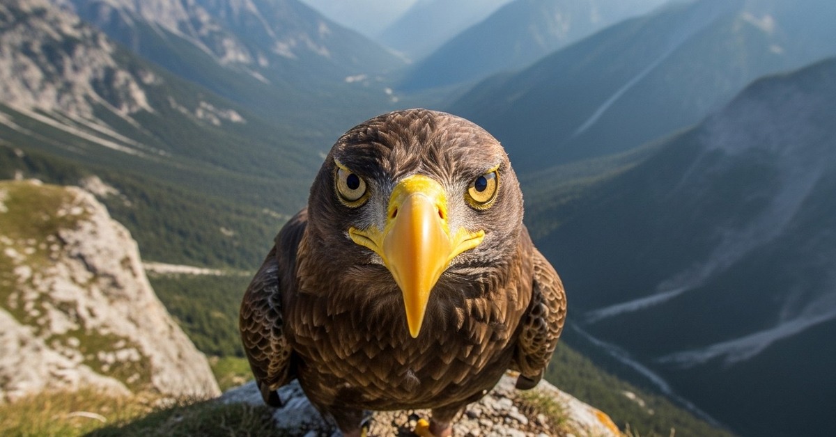 Lone figure standing at the end of a long empty road viewed from far away