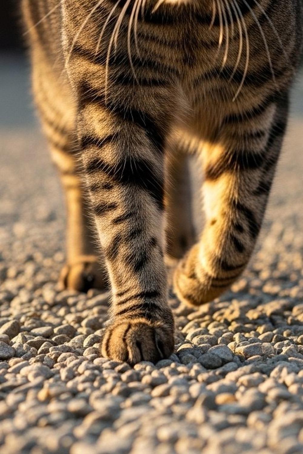 Extreme close-up of a cat
