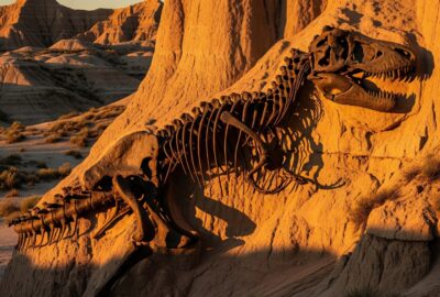 Photo: The Man Who Found T. Rex Wore a Fur Coat to Do It