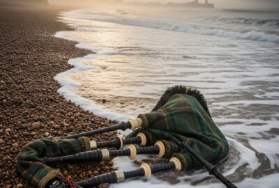 Photo: The Mad Piper of D-Day Who Cheated Death at Sword Beach