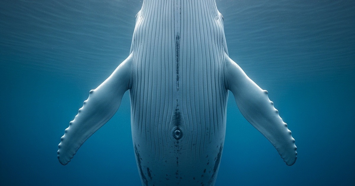 Close-up of blue whale