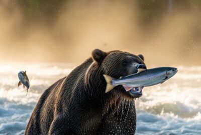 Photo: 45 Salmon in 10 Hours: The Bear Who Eats Like a Machine