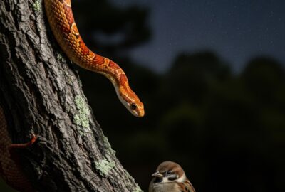 Photo: Corn Snake: The Nocturnal Climber Hiding in Plain Sight