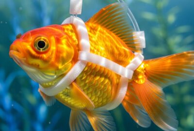 Photo: The Tiny Harness That Taught a Broken Fish to Swim Again