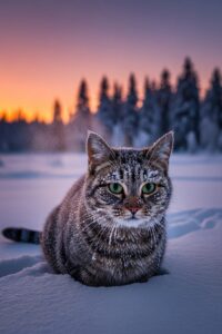 Photo: How Outdoor Cats Survive Winter's Brutal Cold
