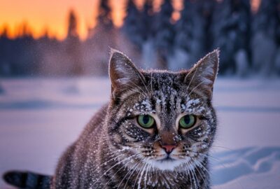 Photo: How Outdoor Cats Survive Winter's Brutal Cold