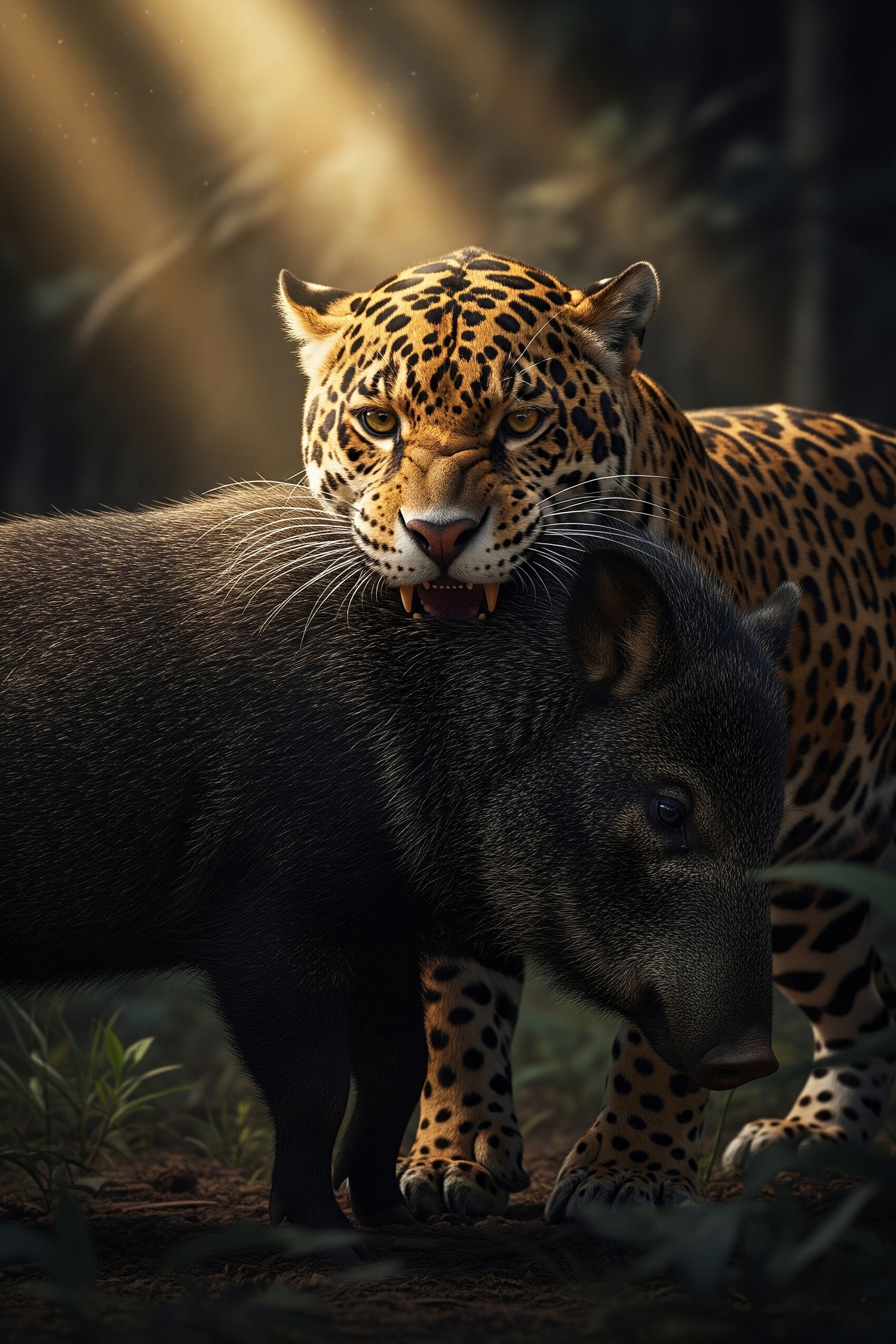 Close-up of a jaguar