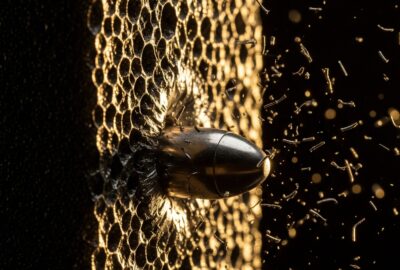 Photo: Metal Foam Armor Stops Bullets at 70% Less Weight