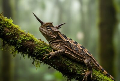 Photo: The Horned Lizard That Vanished for 47 Years Then Walked Out