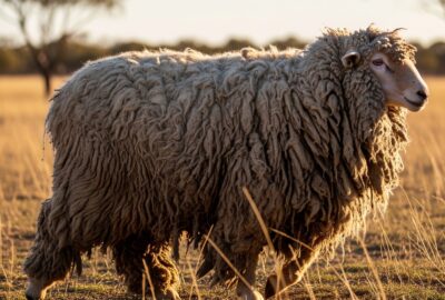 Photo: The Sheep Buried Alive in His Own Wool for Years