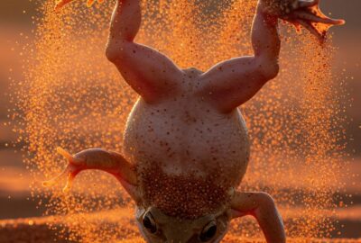 Photo: The Turtle Frog: Australia's Headfirst Desert Burrower