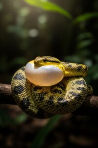 Photo: The Yellow-Bellied Puffing Snake That Rules the Canopy