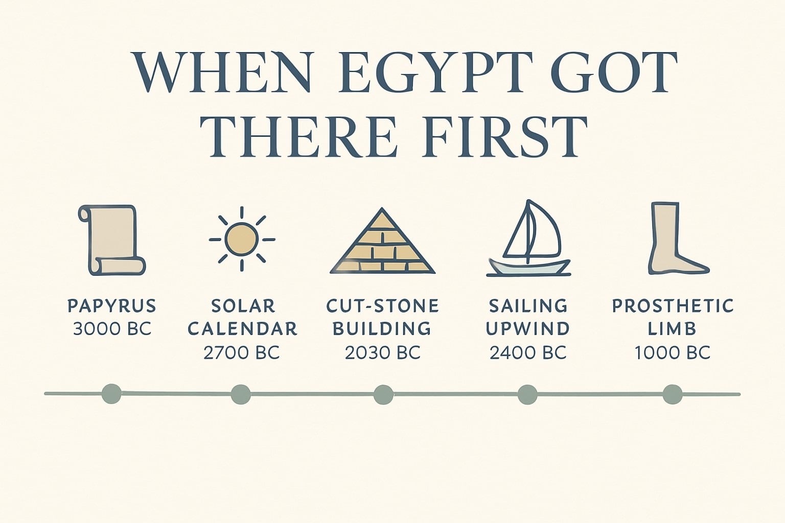 Ancient Egyptian Technology That Was Centuries Ahead infographic