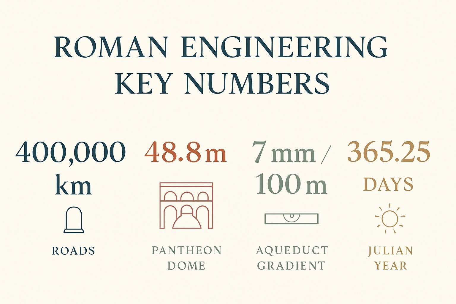 Ancient Roman Technology: 7 Engineering Marvels That Still Work infographic