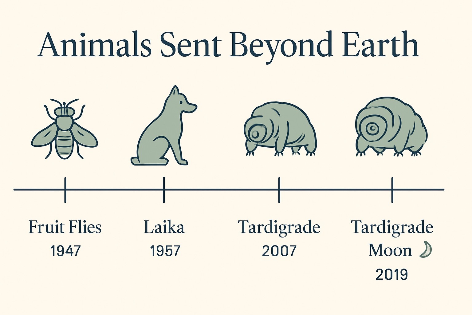 The Only Animal That Can Survive in Space infographic