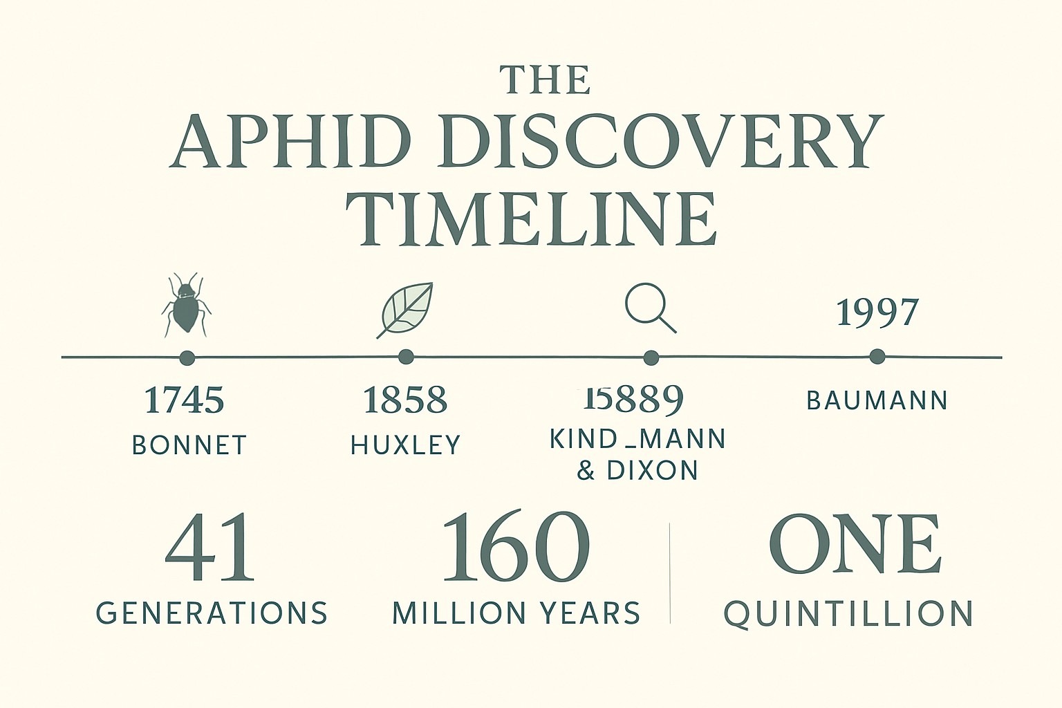 Aphids Born Pregnant: The Russian-Doll Generations infographic