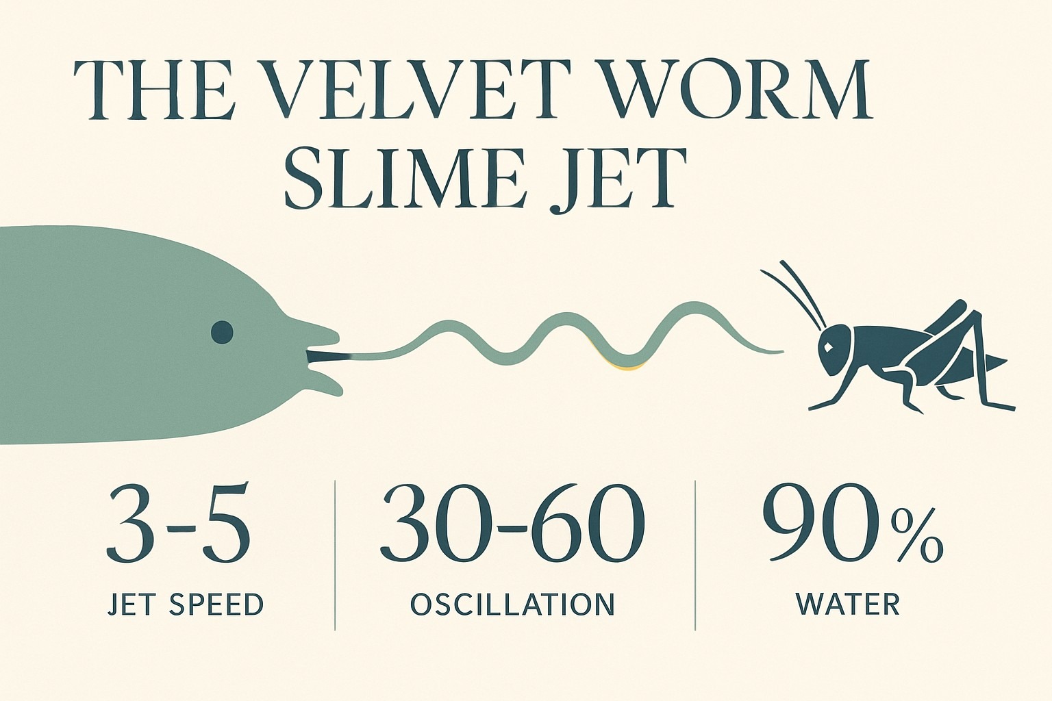 Are Velvet Worms Dangerous? Inside the Slime-Cannon Predator infographic