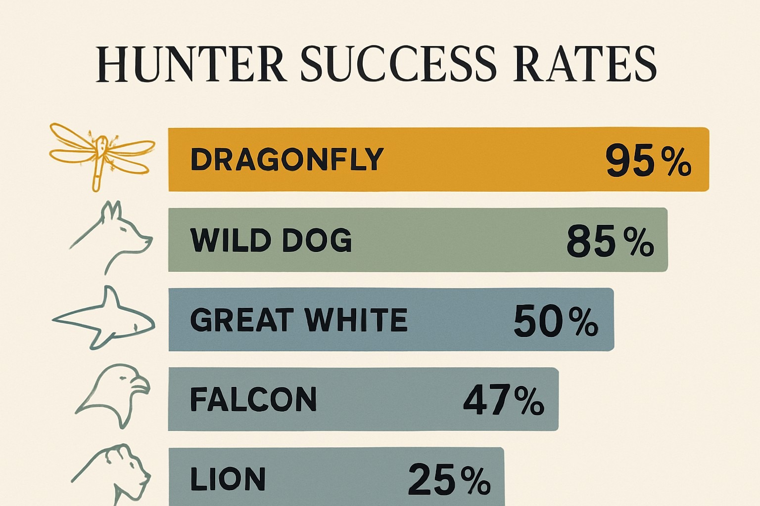 Dragonfly Facts: The 95% Killer With 30,000 Eyes infographic