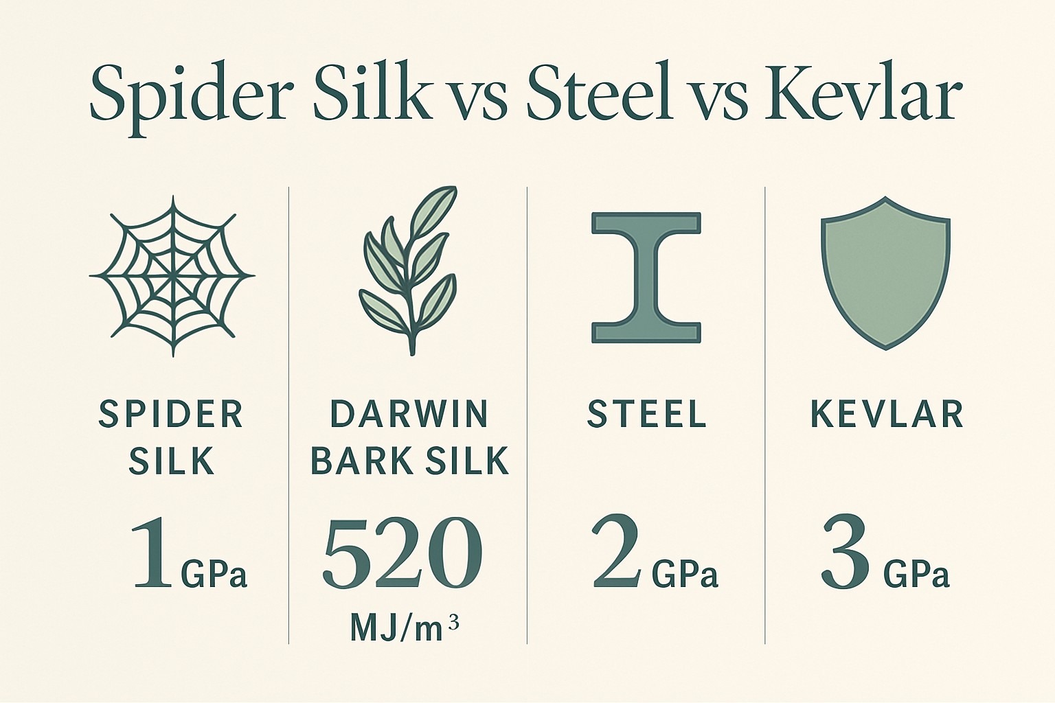How Strong Is Spider Silk? The Honest Answer in Numbers infographic