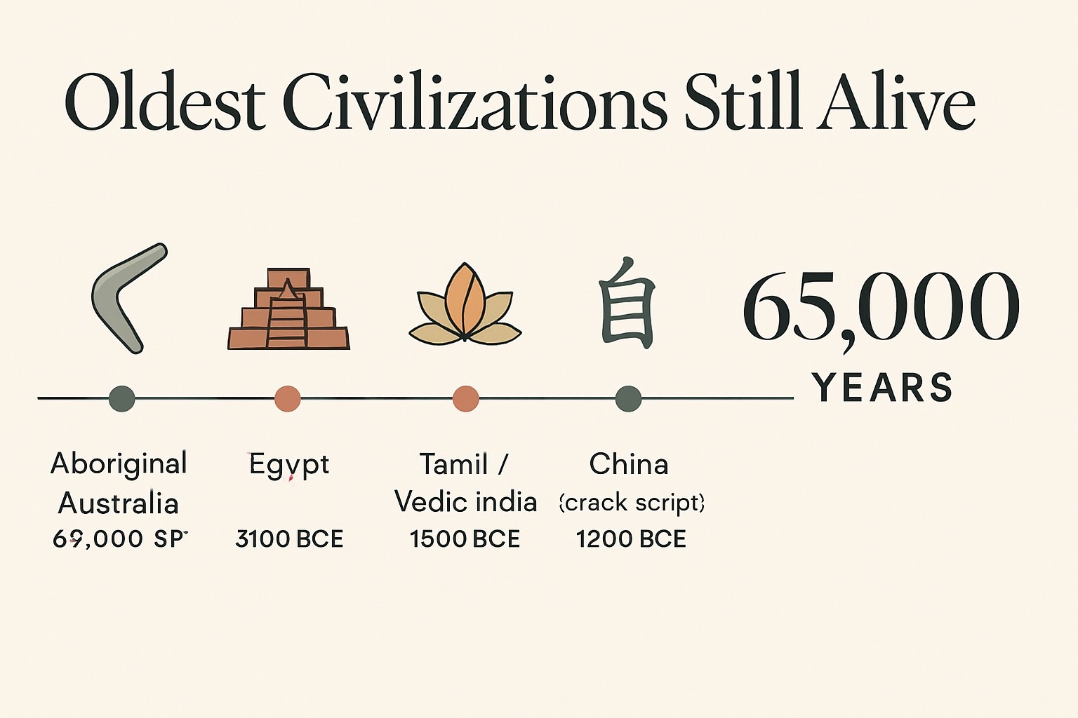 The Oldest Civilization Still Alive Today: The Real Answer infographic