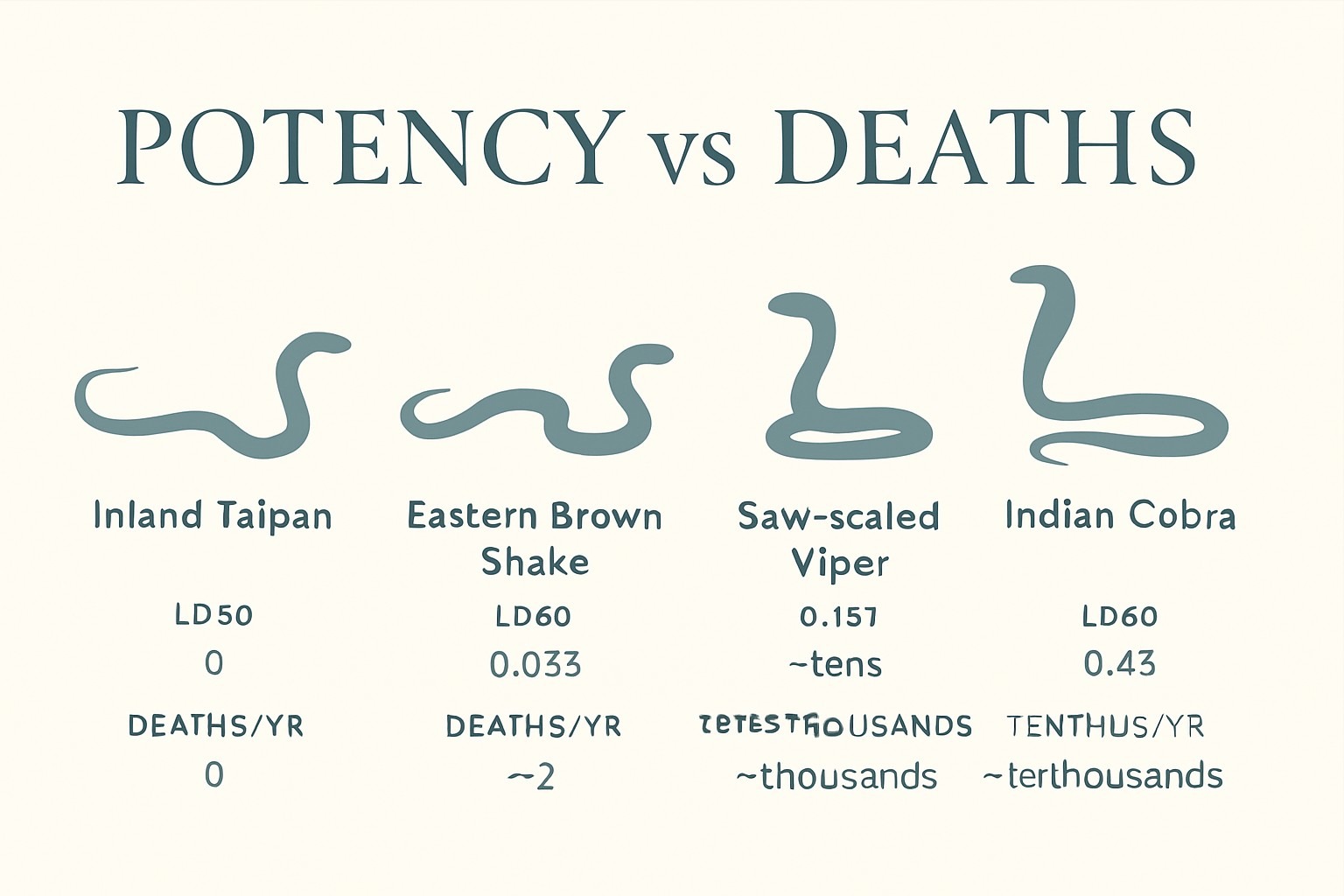 Jadowite zwierzęta, które mogą zabić człowieka: Prawdziwa lista — infografika