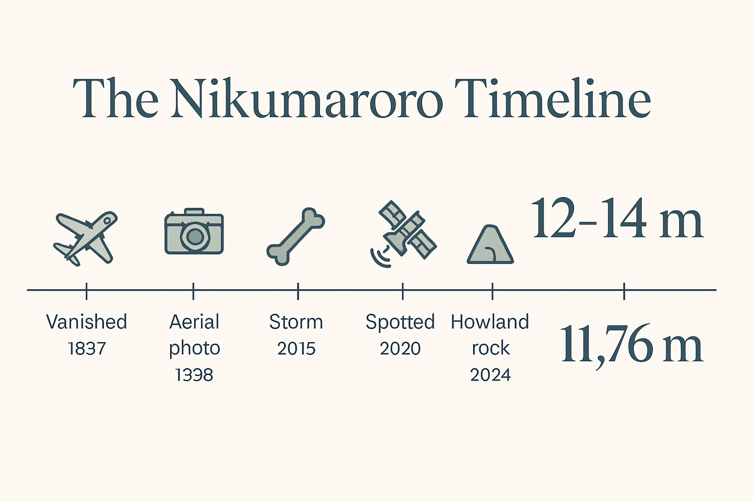 Amelia Earharts Vliegtuig Gevonden bij Nikumaroro? De Waarheid infographic