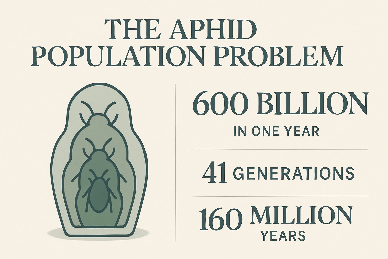 Aphids Born Pregnant: Embryos Inside Embryos Explained infographic