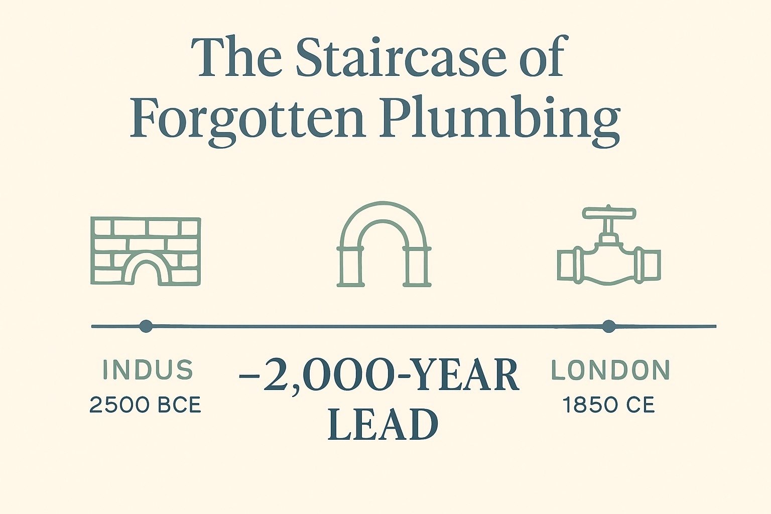 Indus Valley Toilets Older Than Roman Plumbing infographic