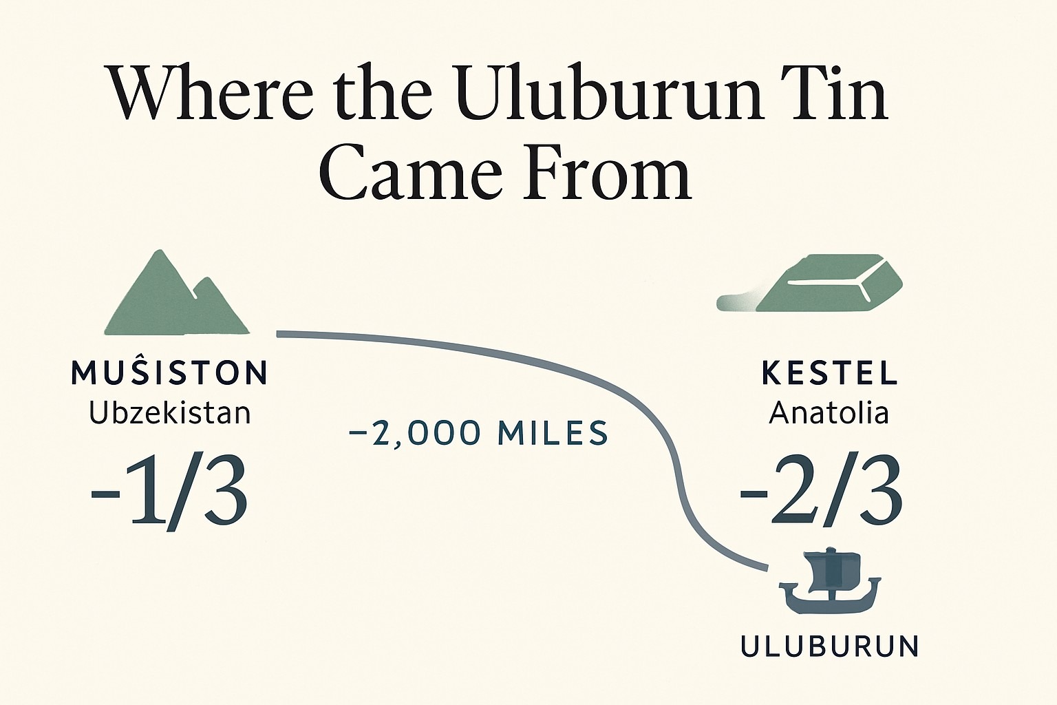 The Uluburun Shipwreck Tin Origin, Finally Traced infographic