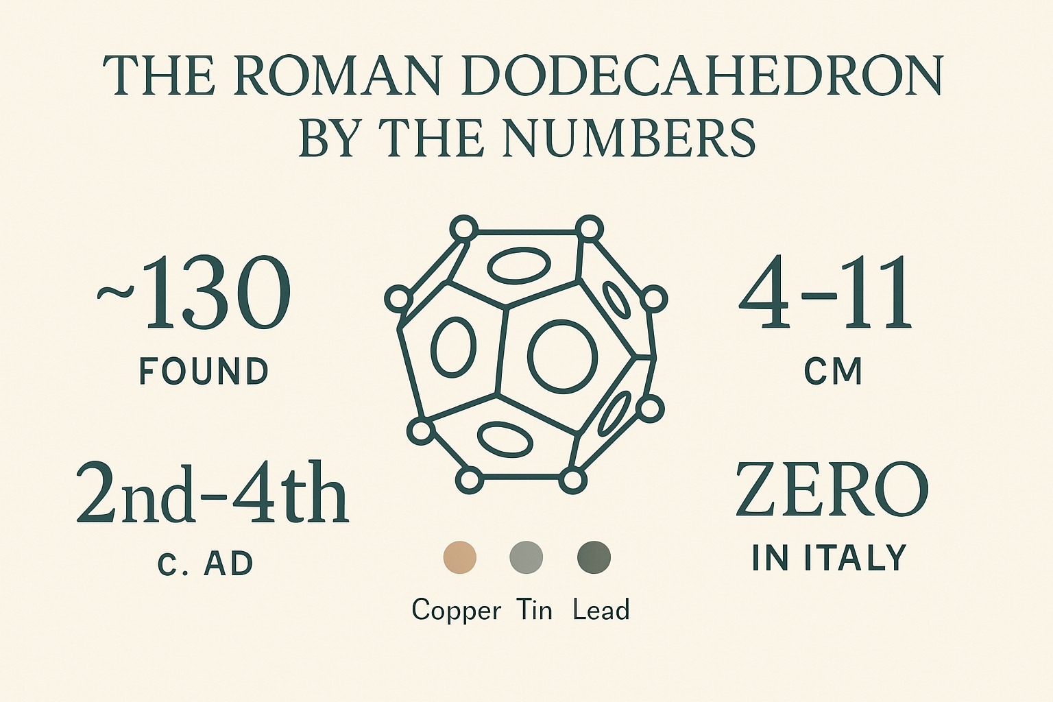 What Was the Roman Dodecahedron Used For? The Honest Answer infographic