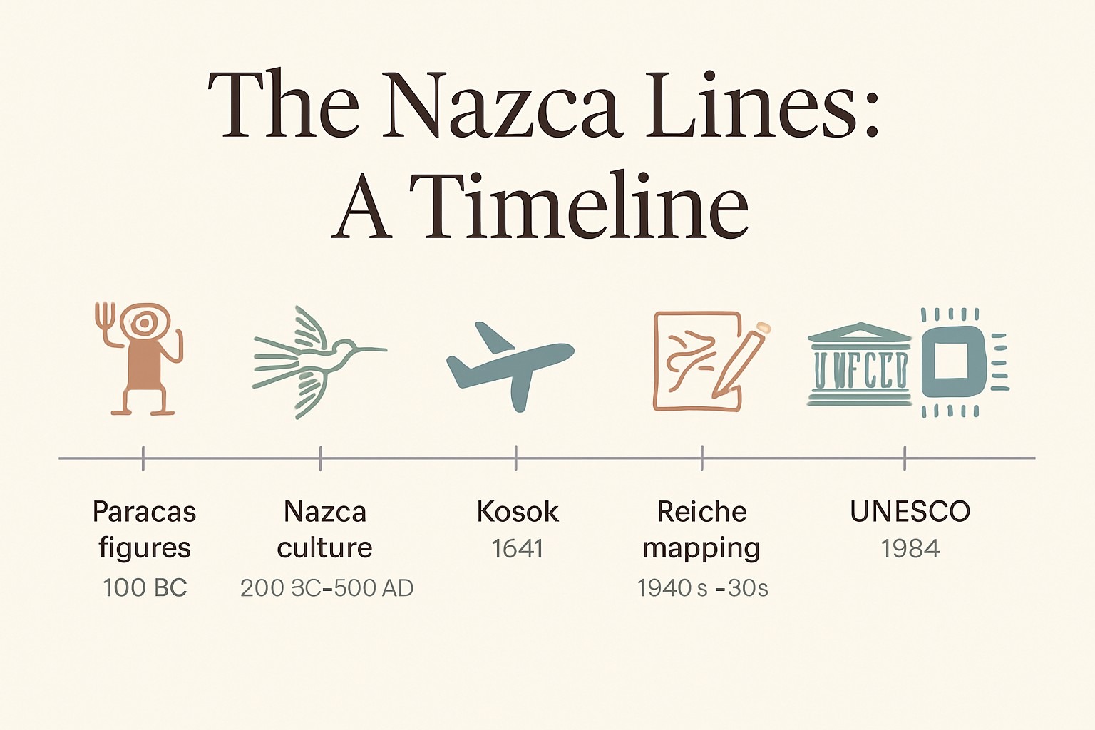 Proč jsou linie Nazca viditelné jen z nebe? infografika