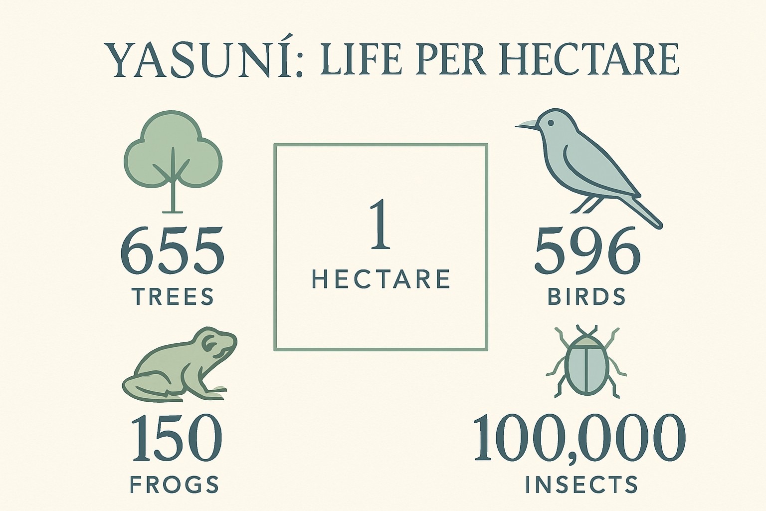 Why Yasuní Is the Most Biodiverse Place on Earth infographic